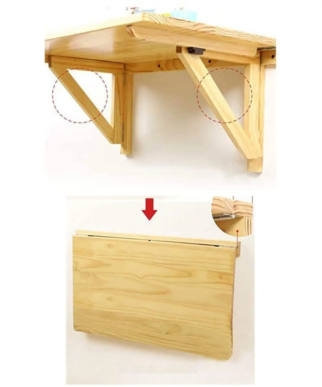 رف معلق خشب عزيزي 90*55*35 سم - ROD146 - Homix