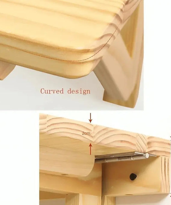 رف معلق خشب عزيزي 90*55*35 سم - ROD146 - Homix