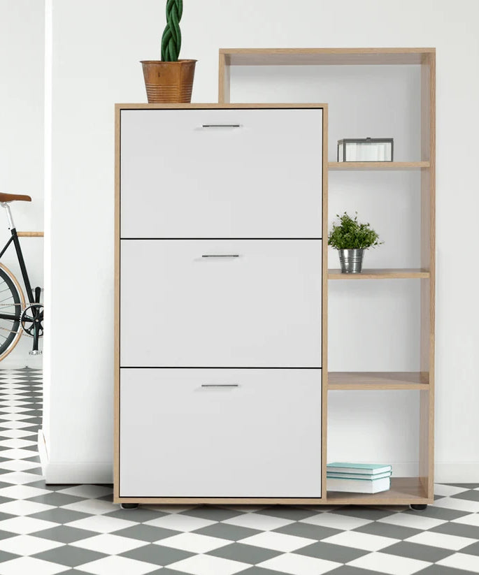 White shoe rack with shelves - ART.W.AW5015
