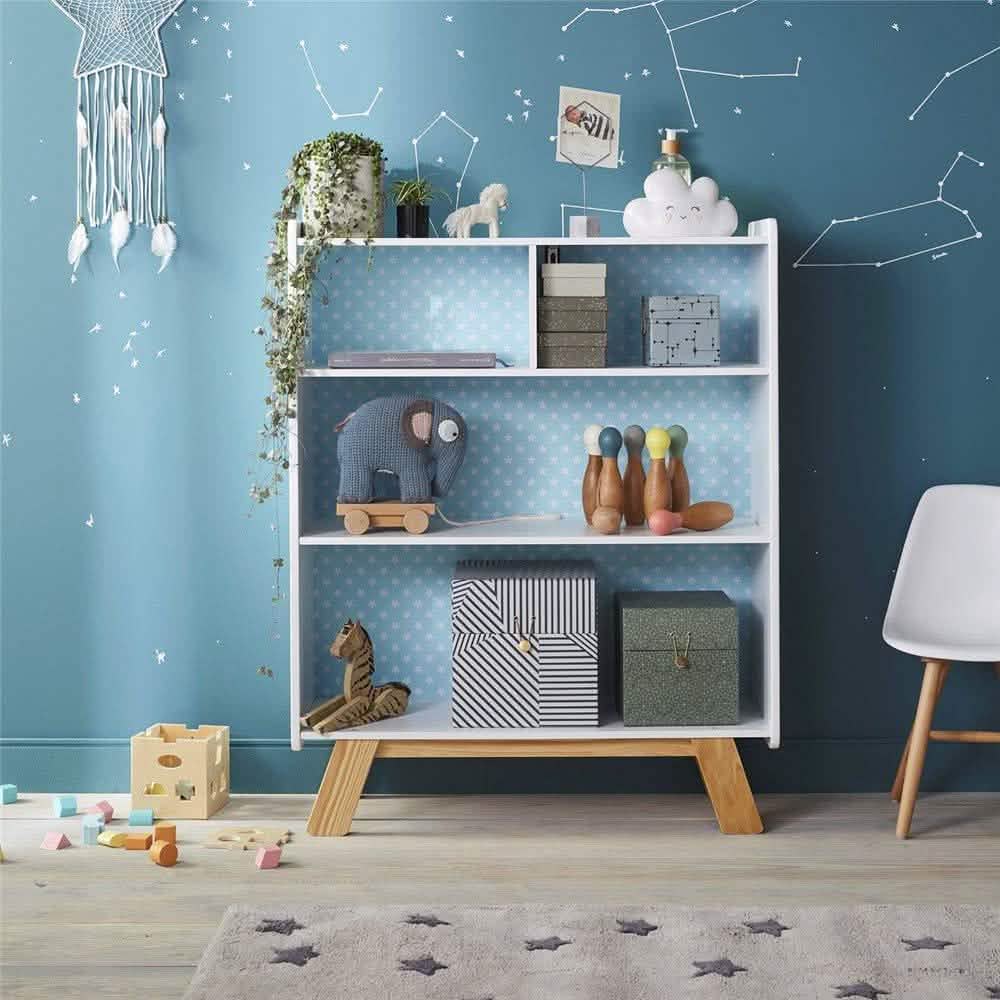 وحدة أرفف خشبية 95*30*130 سم - ROD333 - Homix