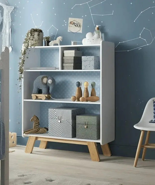 وحدة أرفف خشبية 95*30*130 سم - ROD333 - Homix