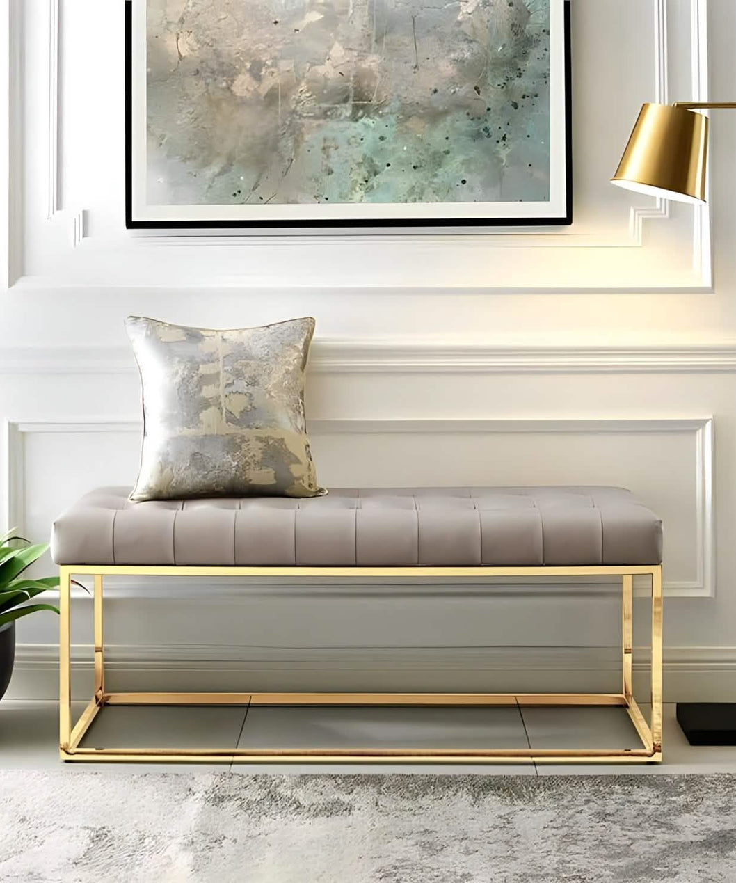 NArt224 - بانكيت معدن ذهبي