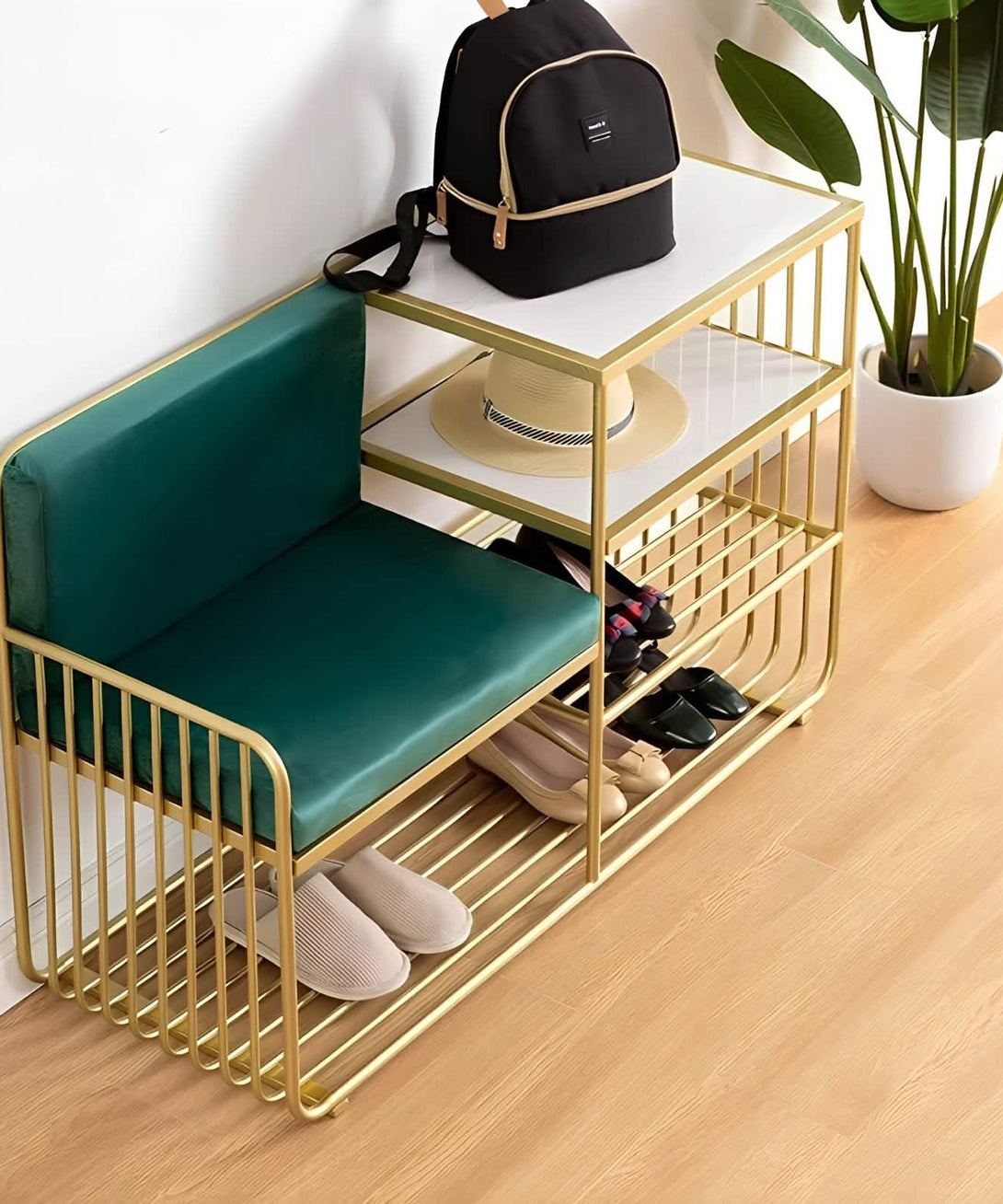 NArt235 - Metal bench with boot