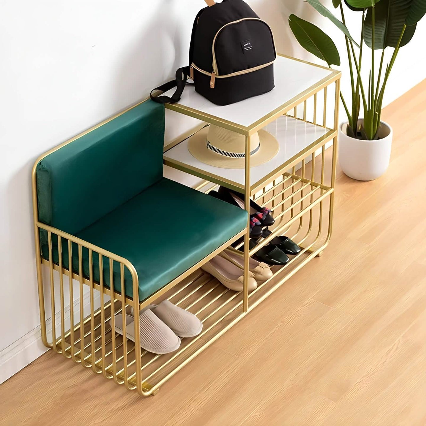 NArt235 - Metal bench with boot