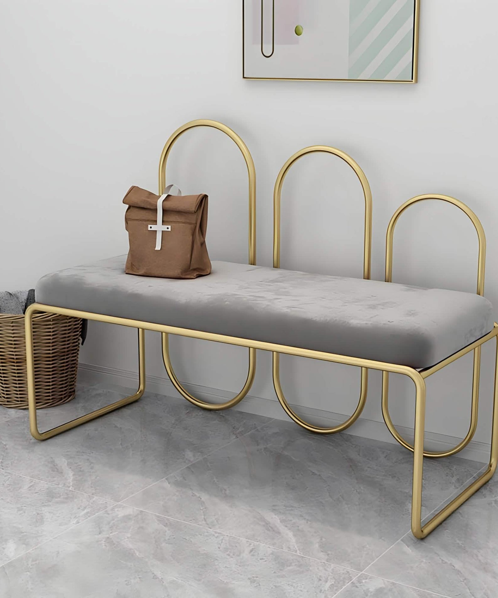 NArt244 - بانكيت معدن ذهبي