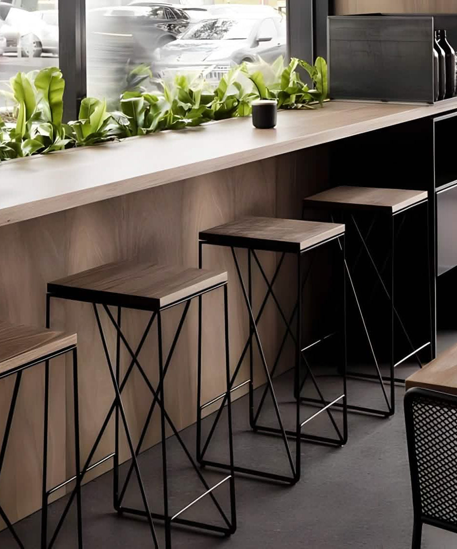 NArt257 - كرسي بار معدن