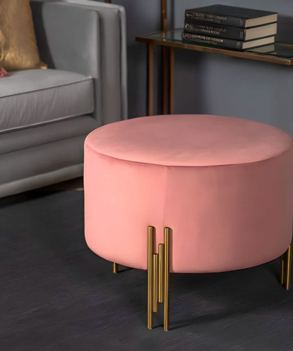 NArt264 - بوف معدن و قماش