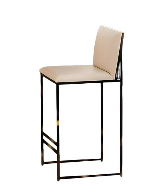 NArt265 - كرسي بار معدن و جلد