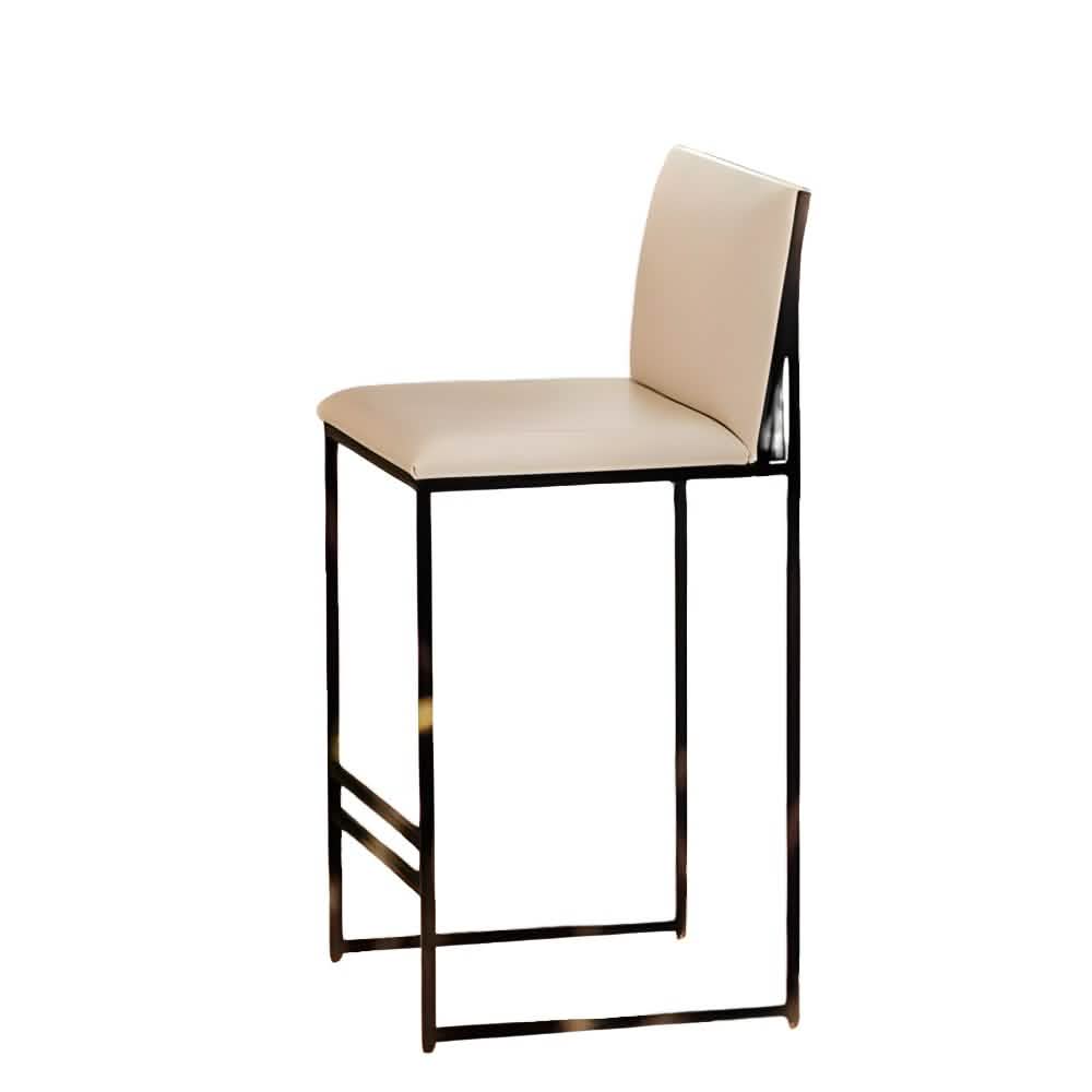 NArt265 - كرسي بار معدن و جلد