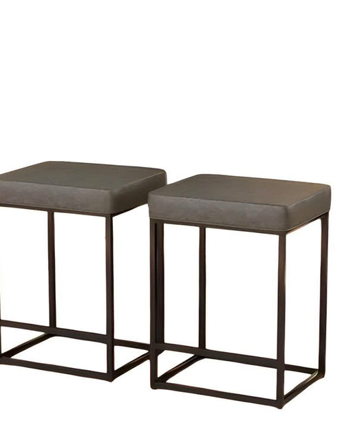 NArt266 - كرسي بار معدن و جلد