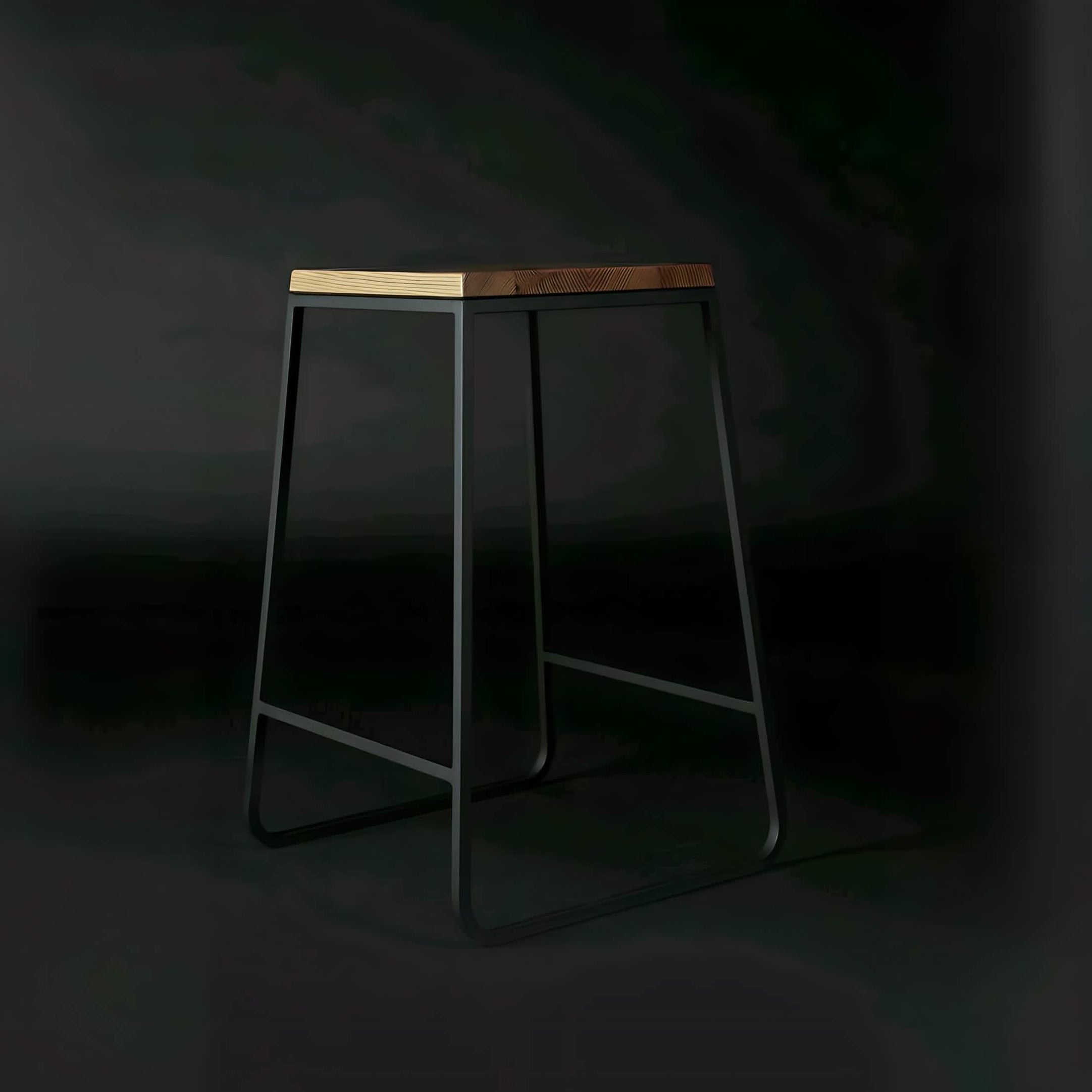NArt268- Metal bar chair