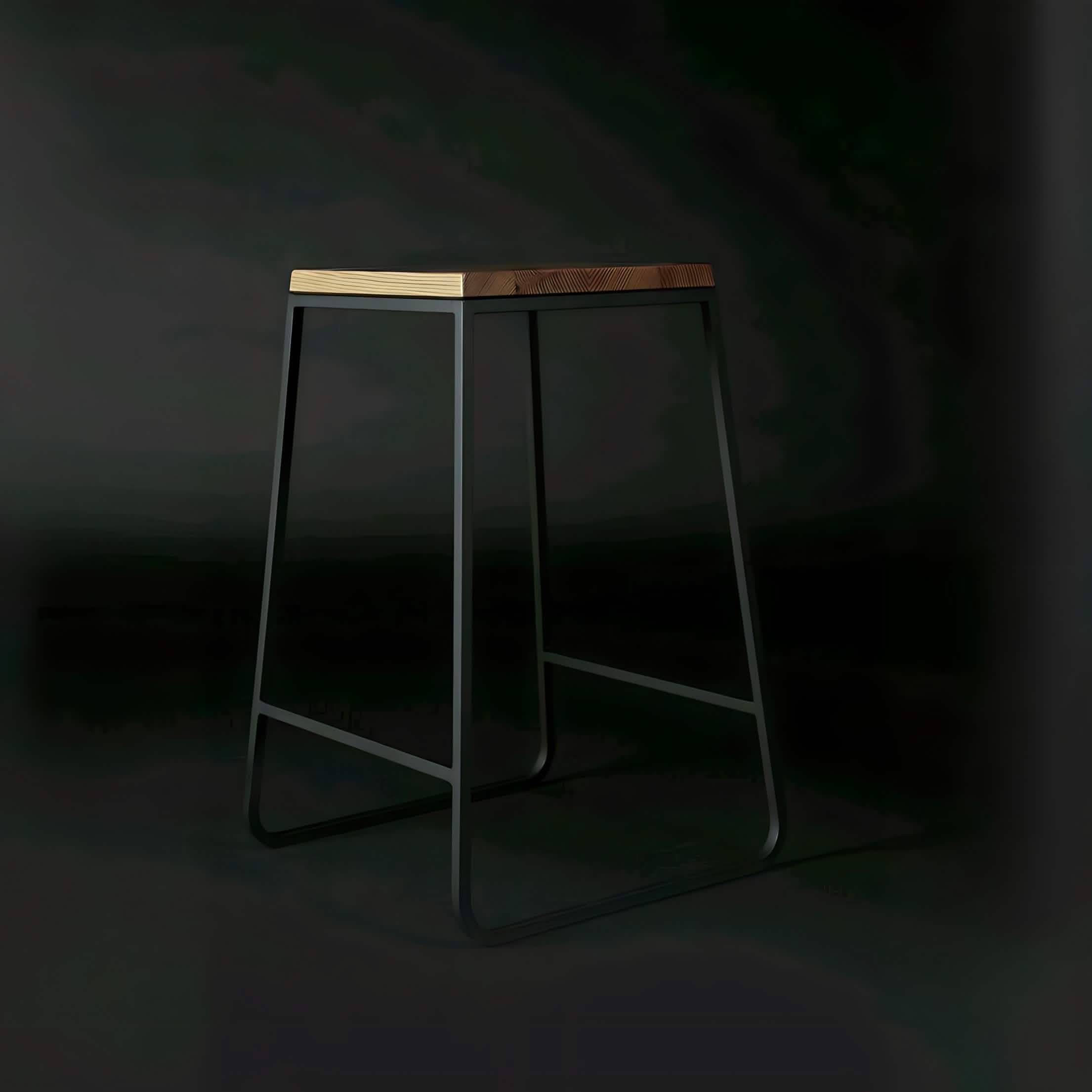 NArt268- كرسي بار معدن