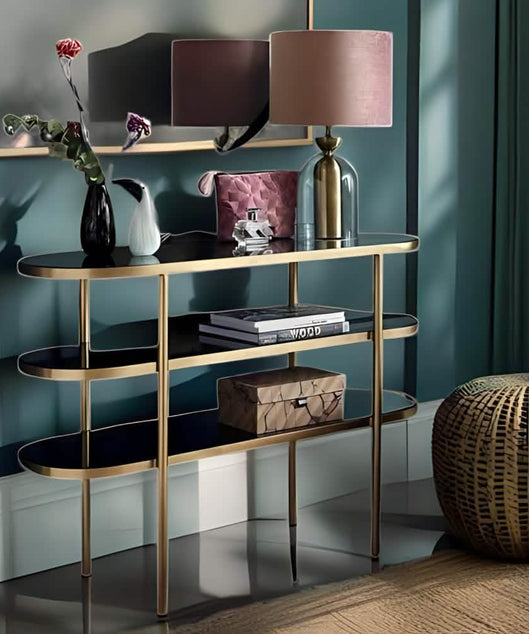 NArt129- كونسول بسطح زجاج