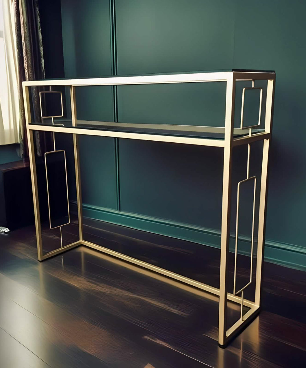 NArt132  - كونسول بسطح زجاج