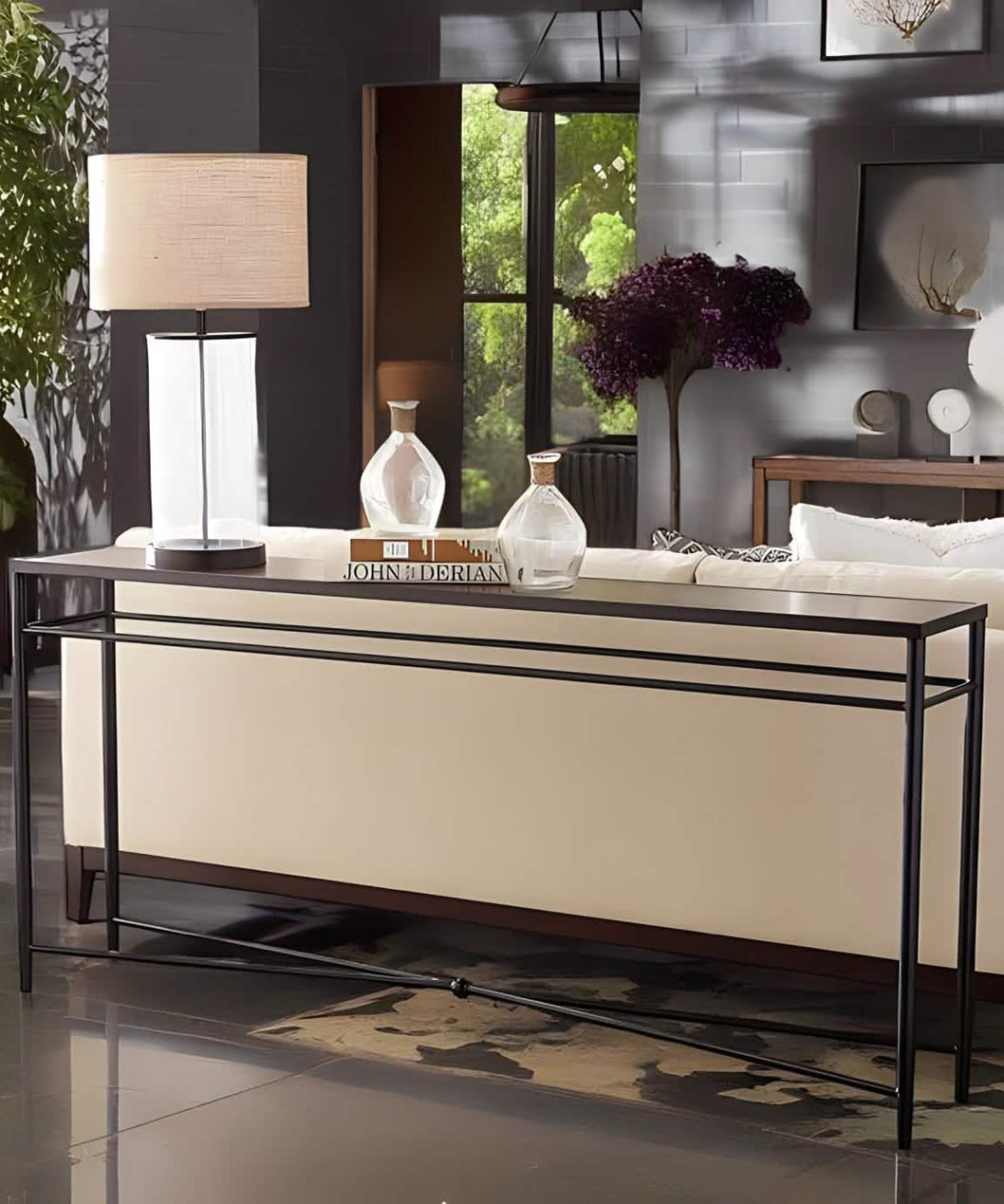 NArt133 - كونسول بسطح زجاج