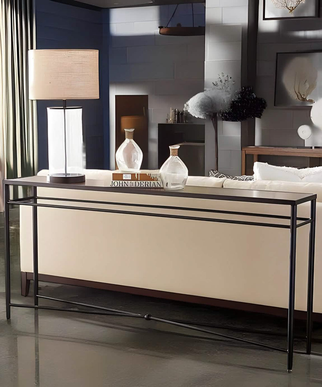 NArt133 - كونسول بسطح زجاج