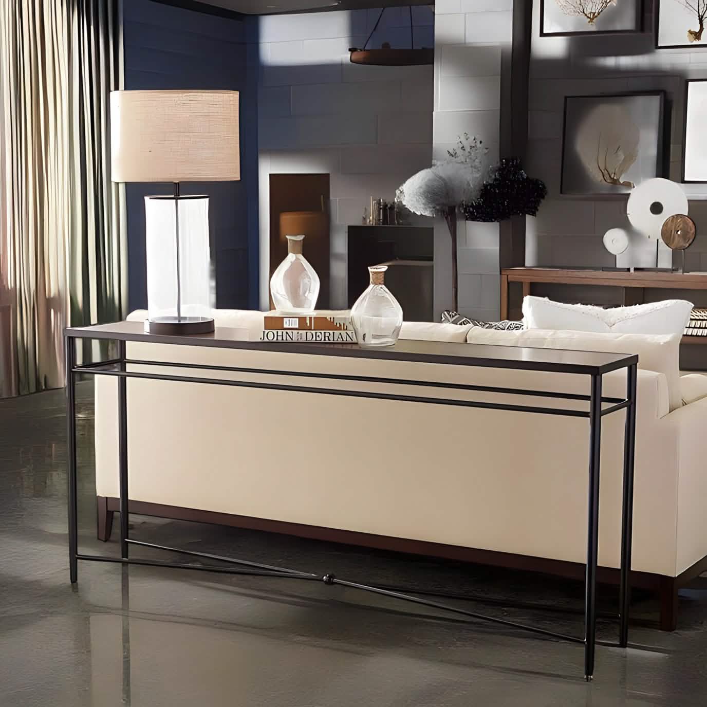 NArt133 - كونسول بسطح زجاج