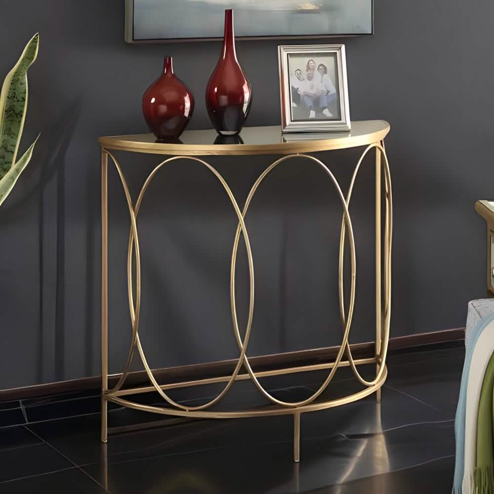 NArt134- كونسول بسطح زجاج