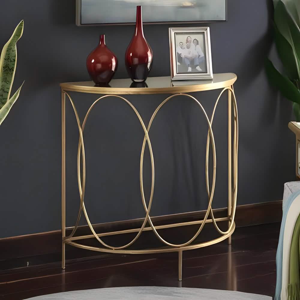 NArt134- كونسول بسطح زجاج