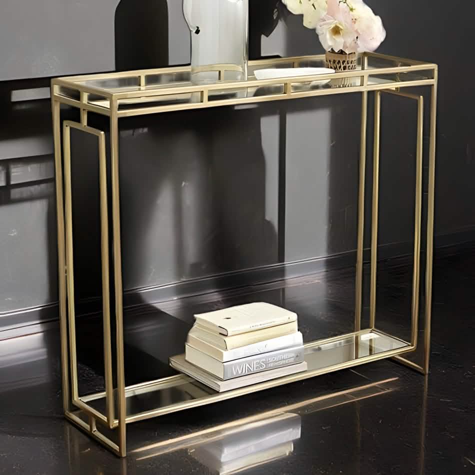 NArt135 - كونسول بسطح زجاج