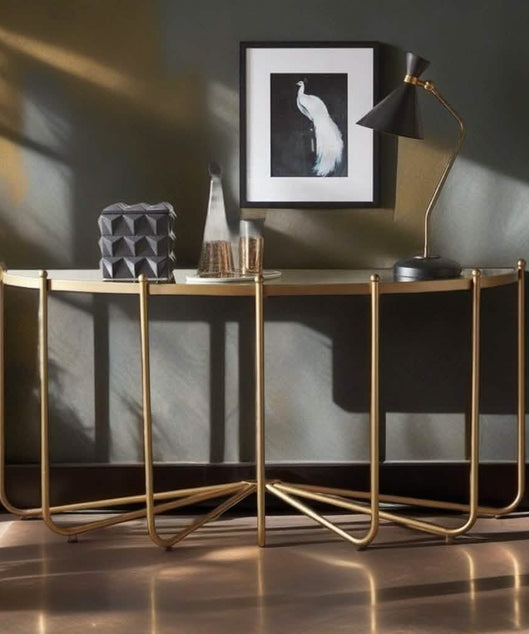 NArt137 - كونسول بسطح زجاج