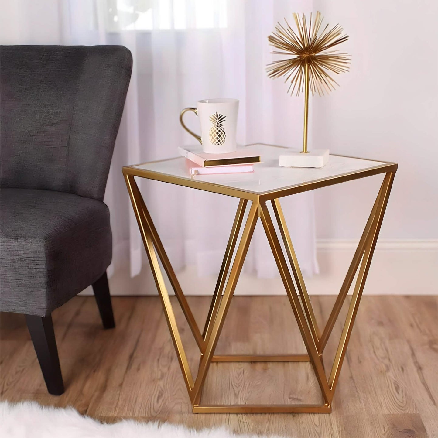 NArt188 - Marble Side Table