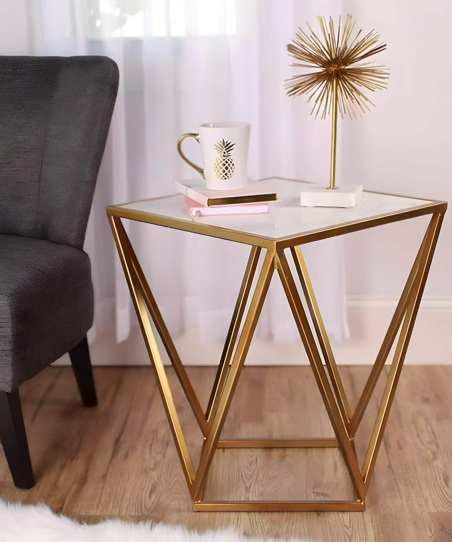 NArt188 - Marble Side Table