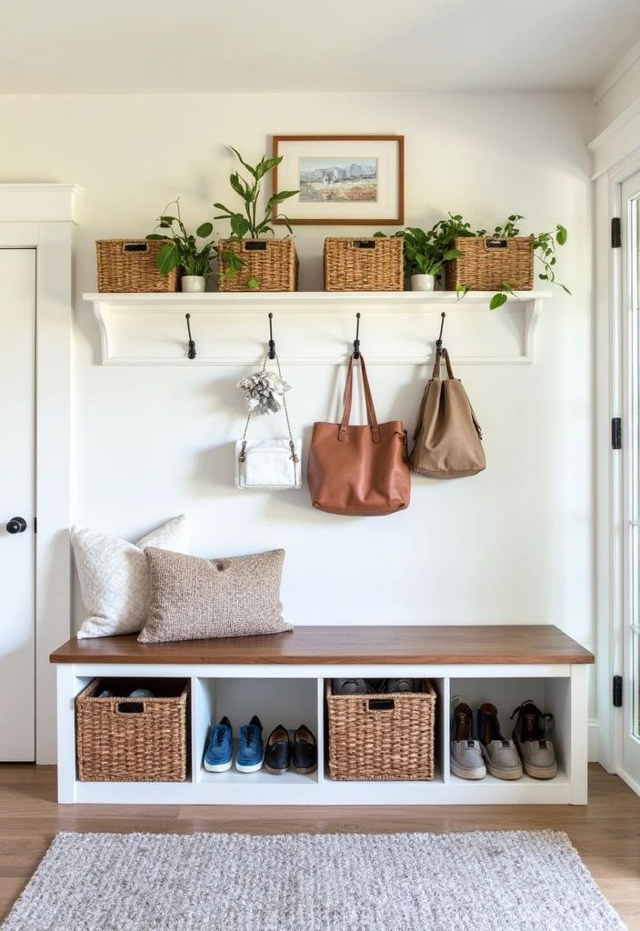 شماعة+مقعد للمدخلART.W.AW.0914