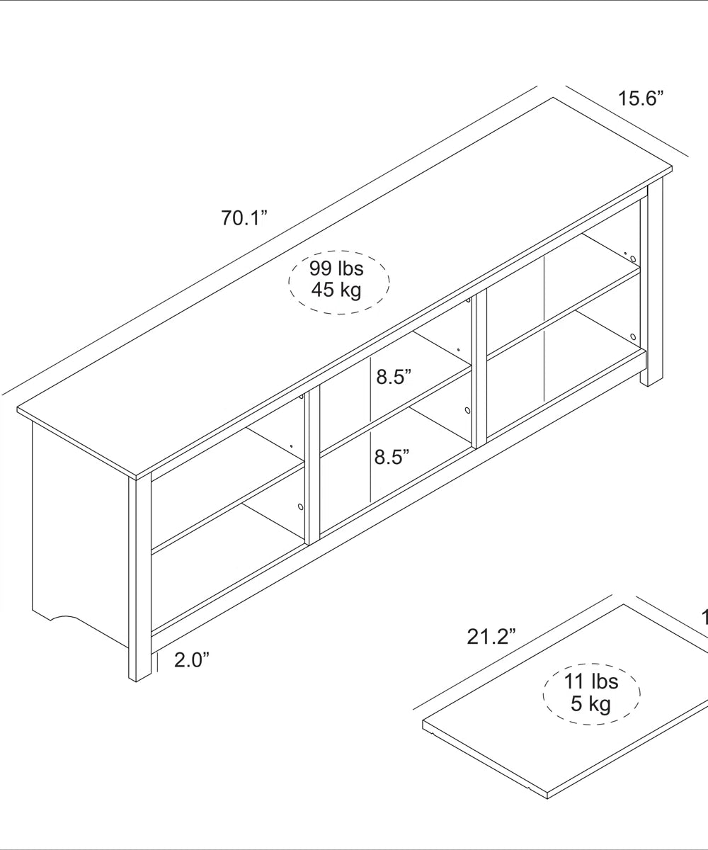 ART.W.AW 03564 وحدة تليفزيون