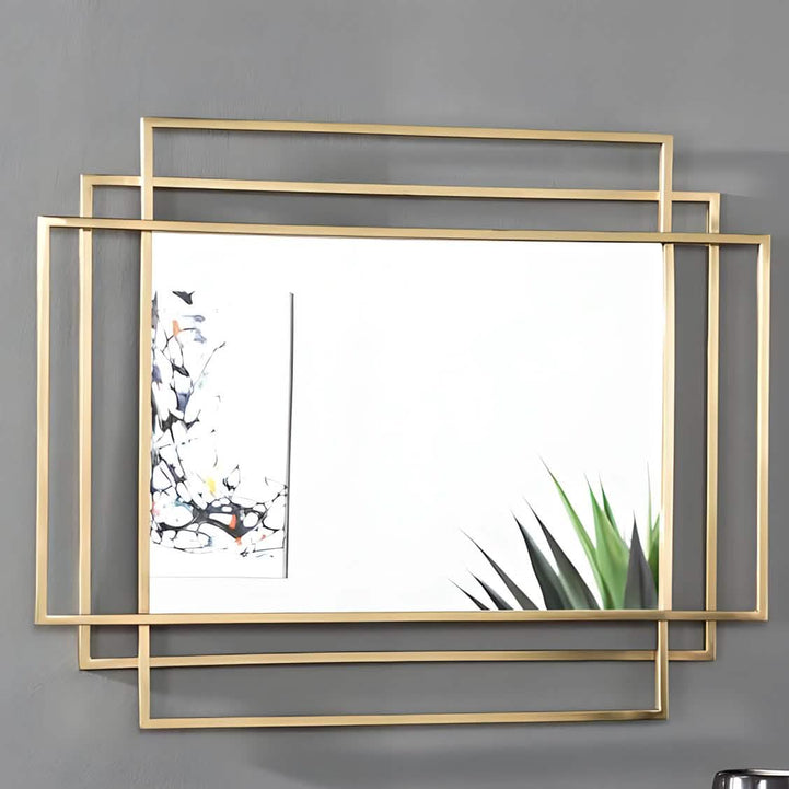 NArt161 - Gold Framed Mirrors