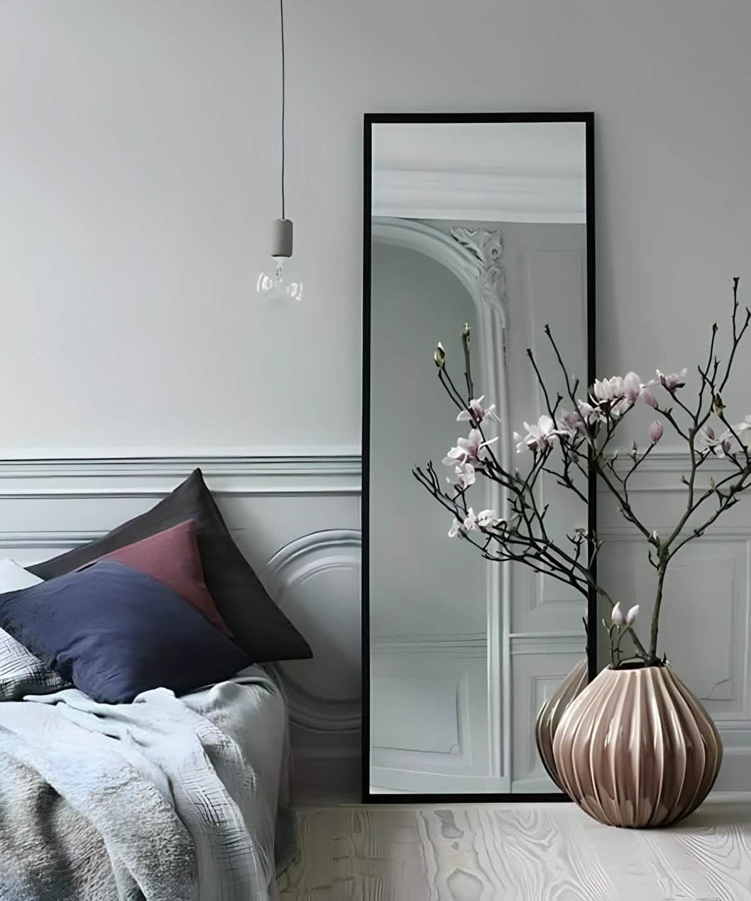 NArt168- مرايا بإطار أسود