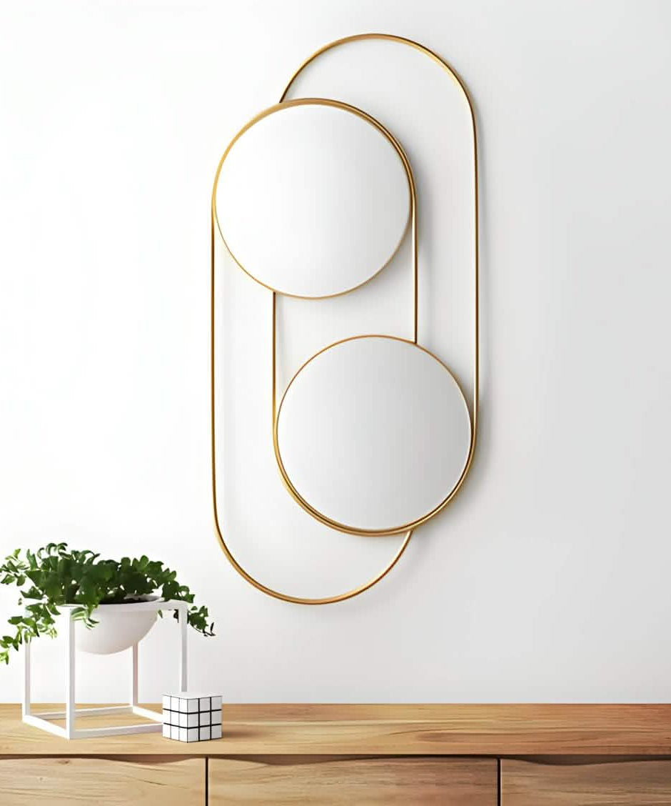 NArt173 - مرايا بإطار ذهبي