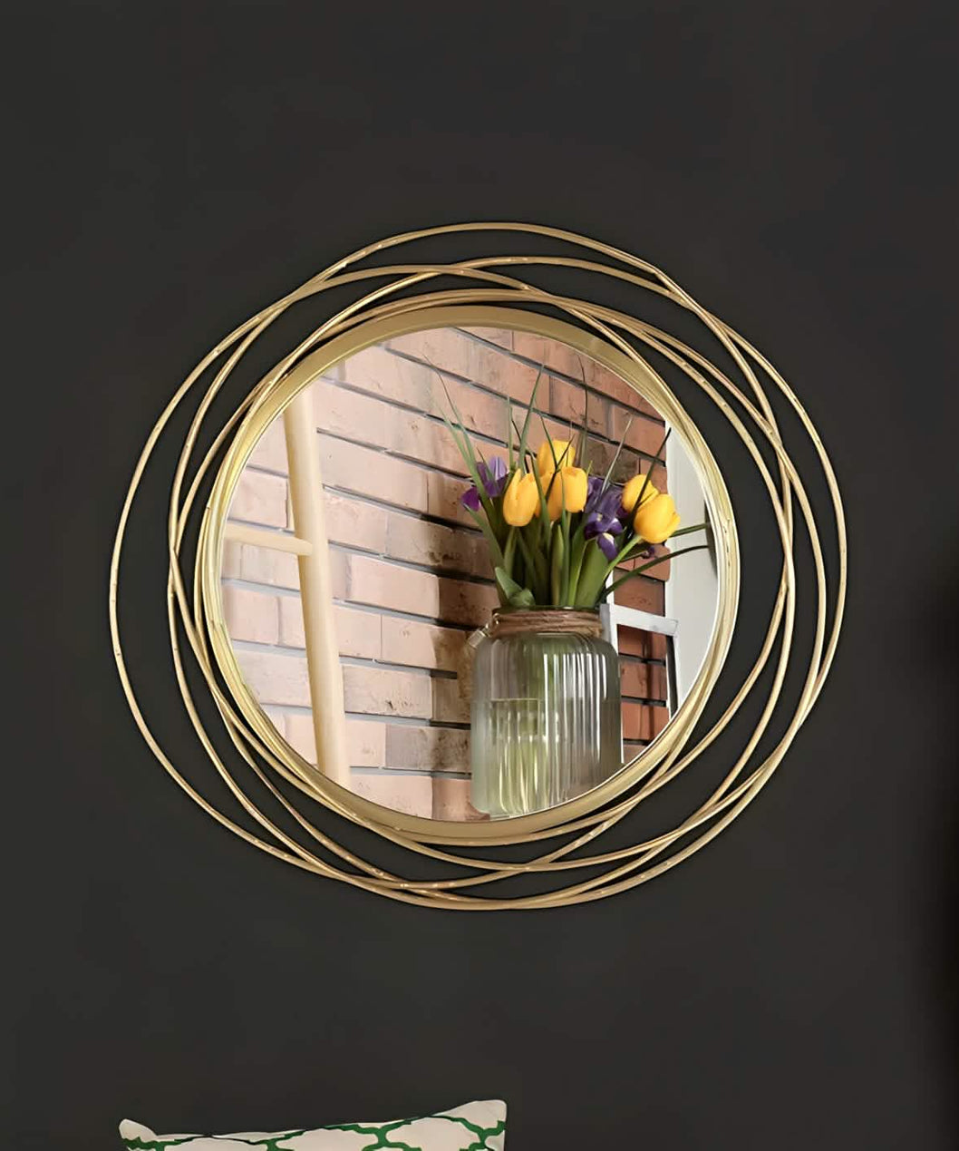 NArt174 - مرايا بإطار ذهبي