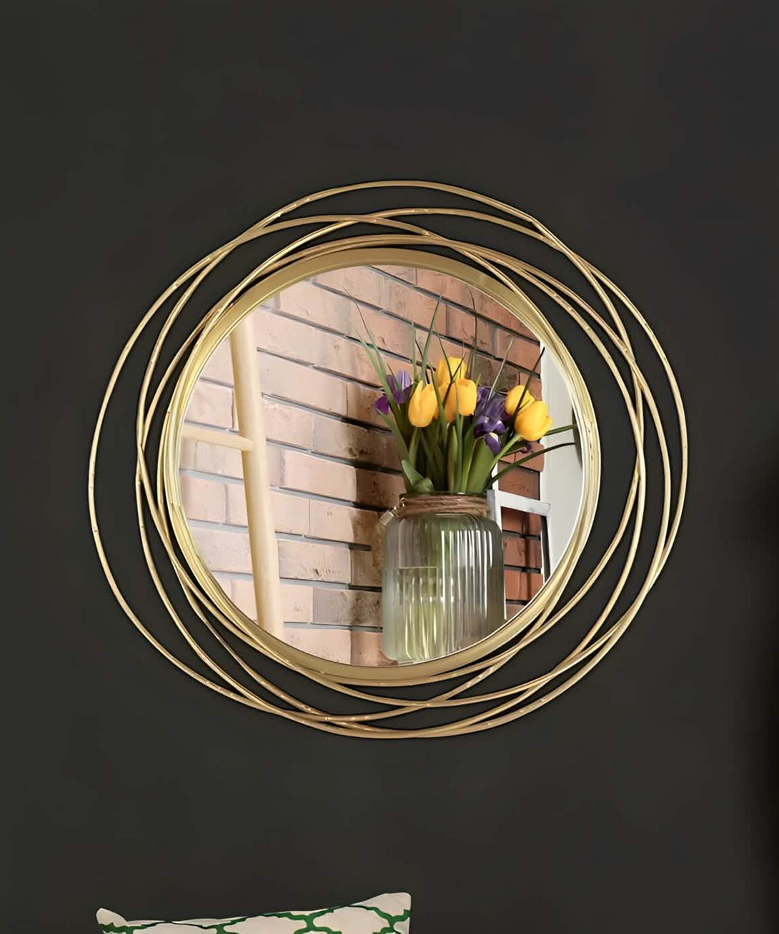 NArt174 - Gold Framed Mirrors