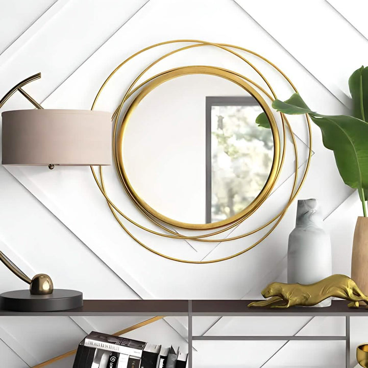 NArt175 - Gold Framed Mirrors