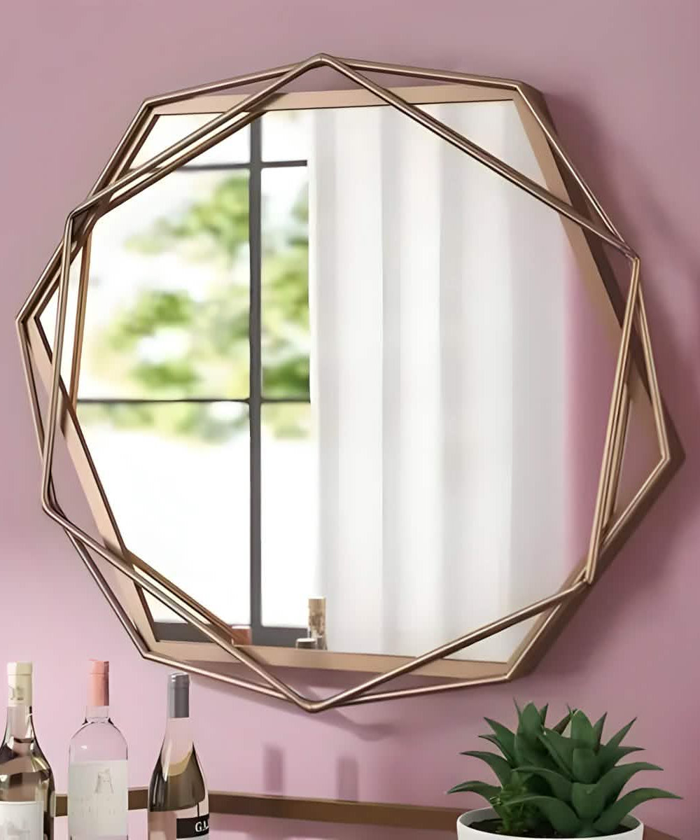 NArt176 - مرايا بإطار ذهبي