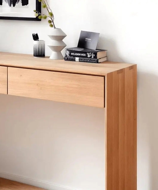 كونسول مع برواز خشب سويد طبيعي - ROD197 - Homix