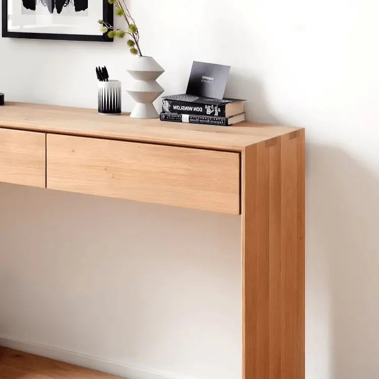 كونسول مع برواز خشب سويد طبيعي - ROD197 - Homix