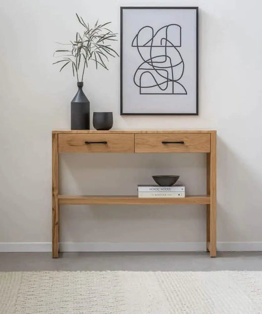 تسوق الأن من هومكس  كونسول مع برواز خشب سويد طبيعي - ROD207 بأفضل سعر وأفضل جودة 