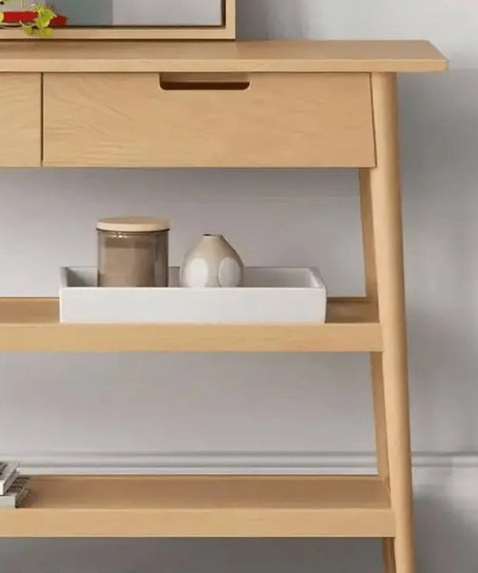 كونسول مع برواز خشب سويد طبيعي - ROD208 - Homix