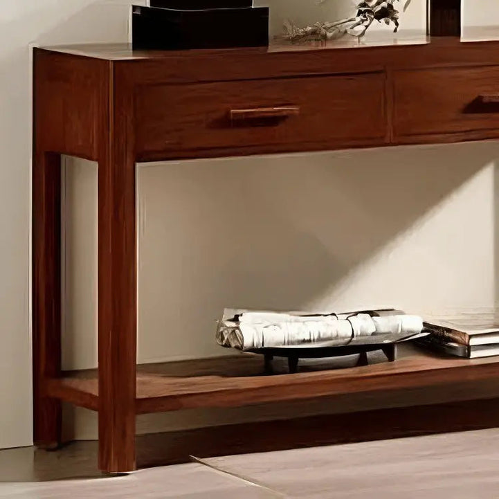 كونسول مع مرايا خسب سويد طبيعي - ROD214 - Homix