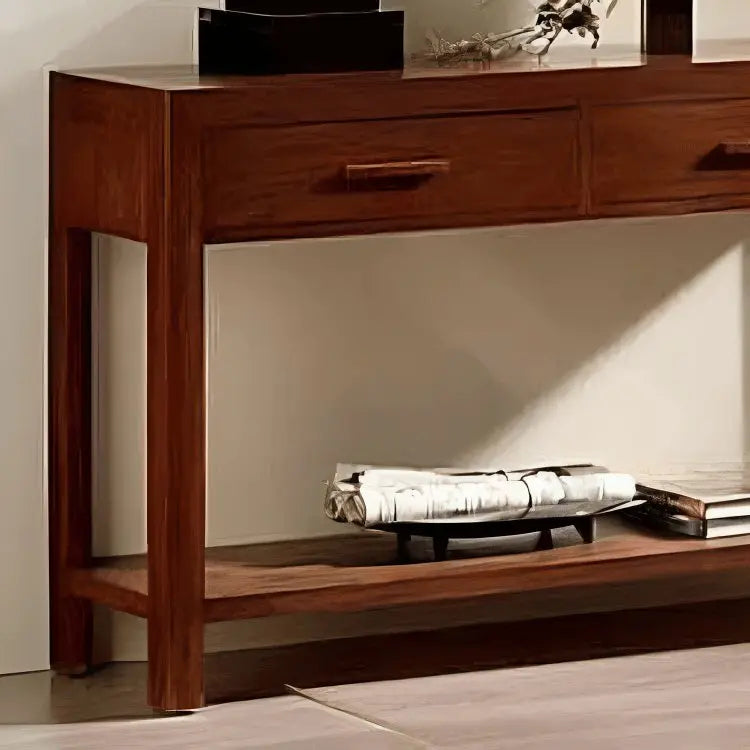 كونسول مع مرايا خسب سويد طبيعي - ROD214 - Homix