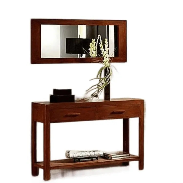 كونسول مع مرايا خسب سويد طبيعي - ROD214 - Homix