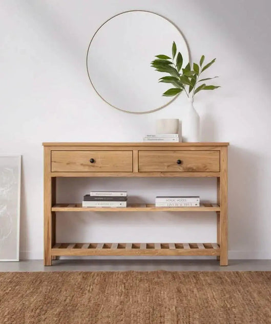 تسوق الأن من هومكس  كونسول مع مرايا خشب سويد طبيعي - ROD215 بأفضل سعر وأفضل جودة 