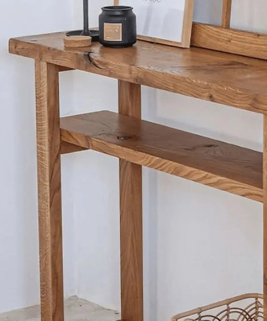 كونسول مع برواز خشب سويد طبيعي - ROD220 - Homix