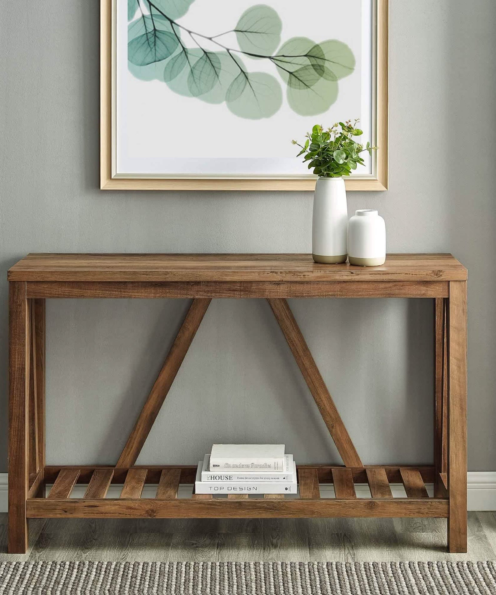 تسوق الأن من هومكس  كونسول مع مرايا خشب سويد طبيعي - ROD223 بأفضل سعر وأفضل جودة 