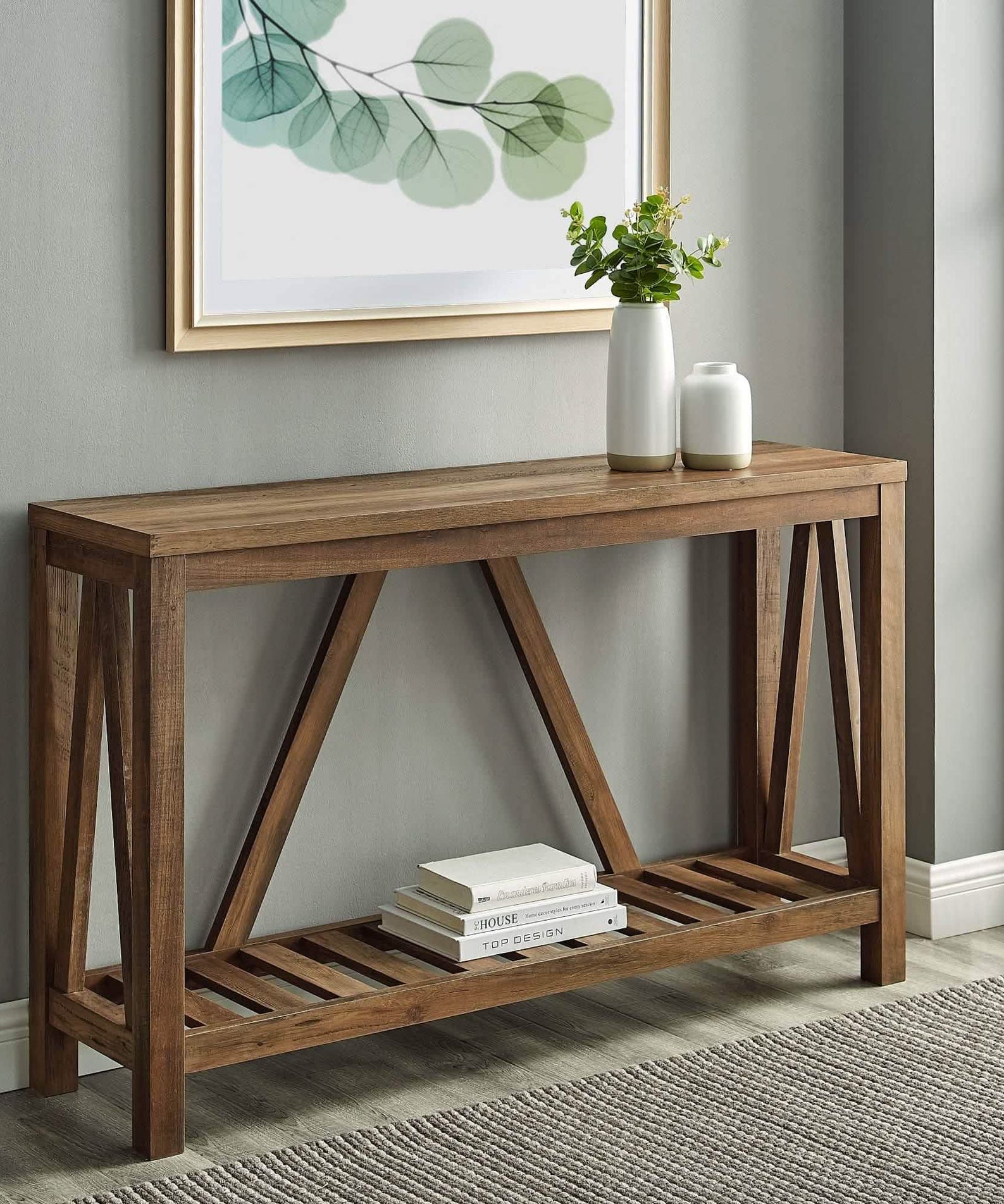 تسوق الأن من هومكس  كونسول مع مرايا خشب سويد طبيعي - ROD223 بأفضل سعر وأفضل جودة 