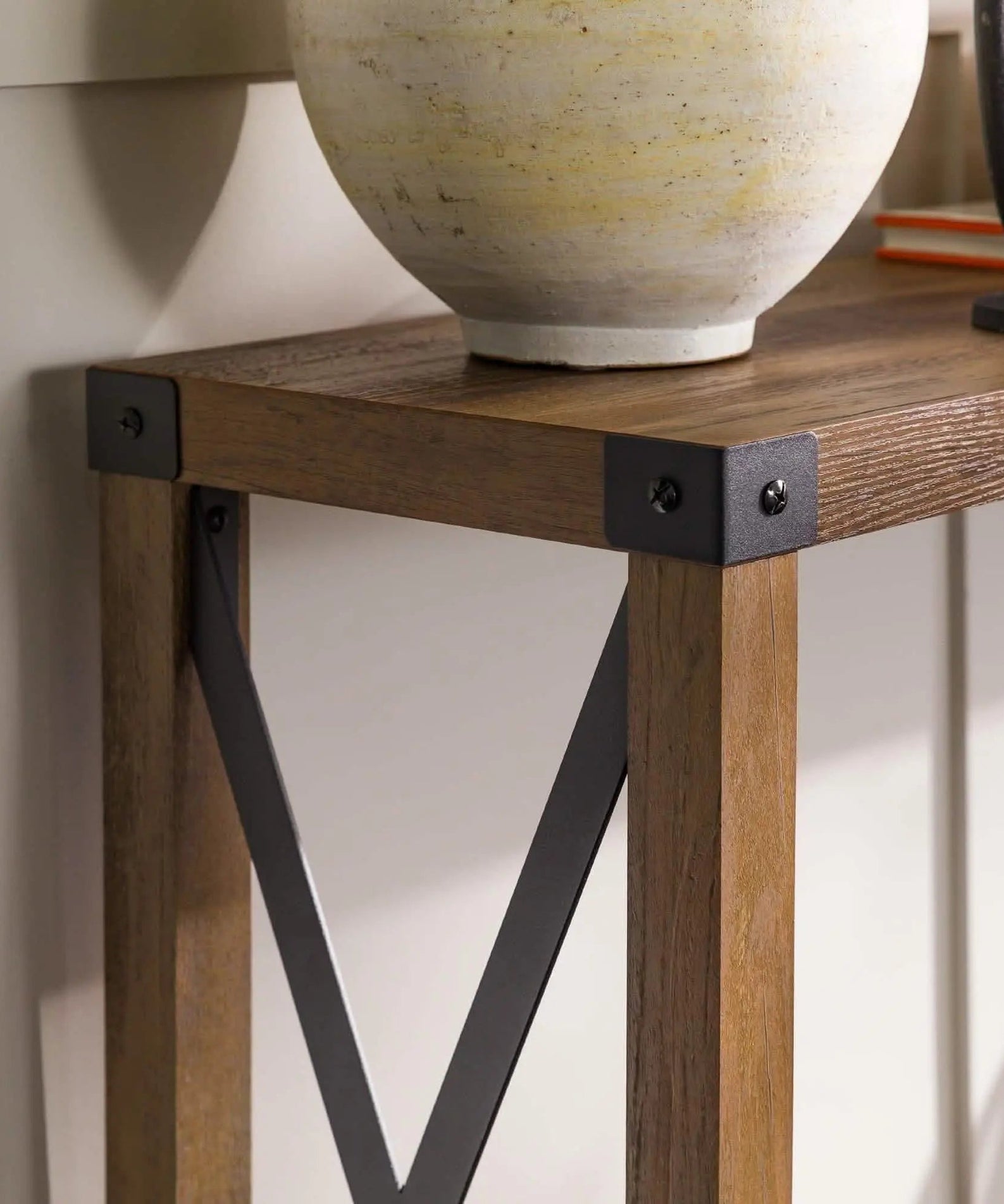 تسوق الأن من هومكس  كونسول مع برواز خشب سويد طبيعي - ROD224 بأفضل سعر وأفضل جودة 