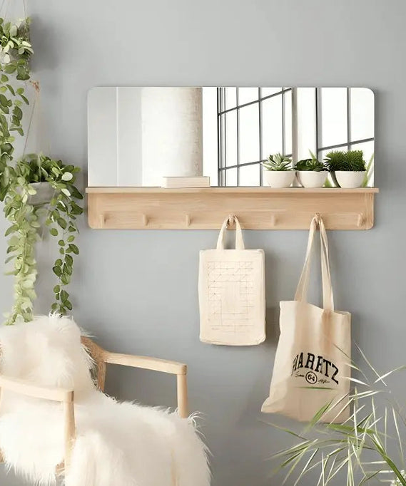 مرايا مزودة بعلاقات خشب كونتر - ROD26 - Homix