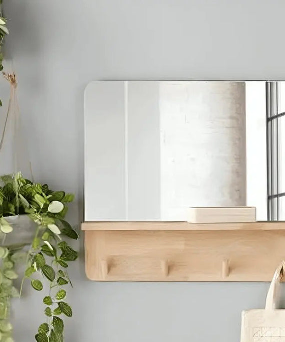 مرايا مزودة بعلاقات خشب كونتر - ROD26 - Homix